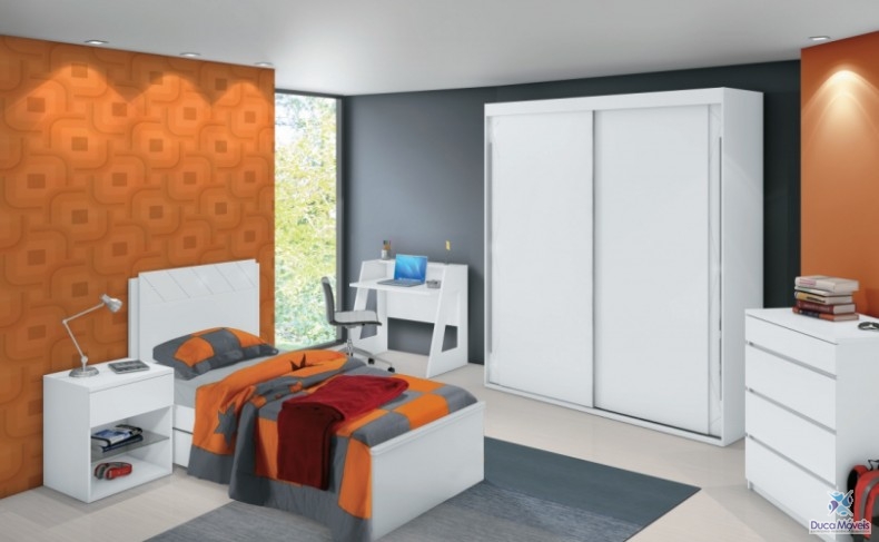Quarto Infantil cores vibrantes